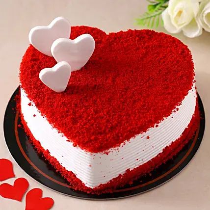 Red velvet Valentine Cake