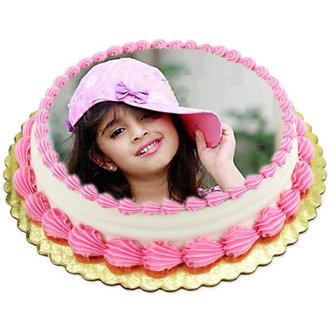 Pink Photo Cake